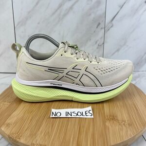 Asics Glideride Max Womens Size 8 Beige Athletic Running Sneakers Shoes 1012B691